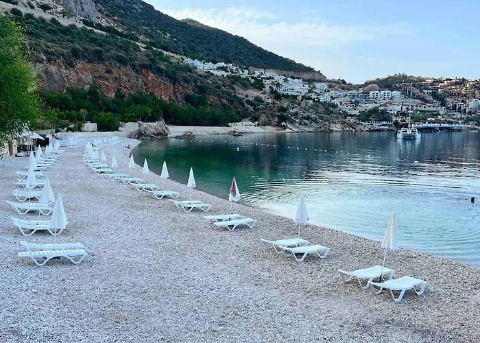 House With Blue Balcony Tatil Evi Kaş