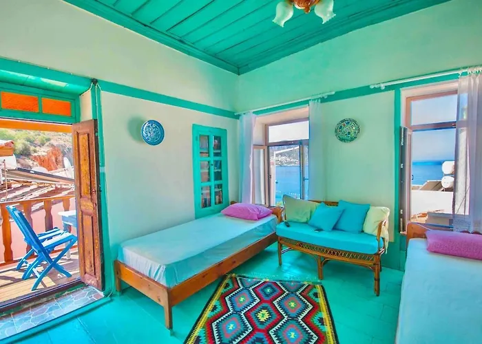 House With Blue Balcony * Kaş